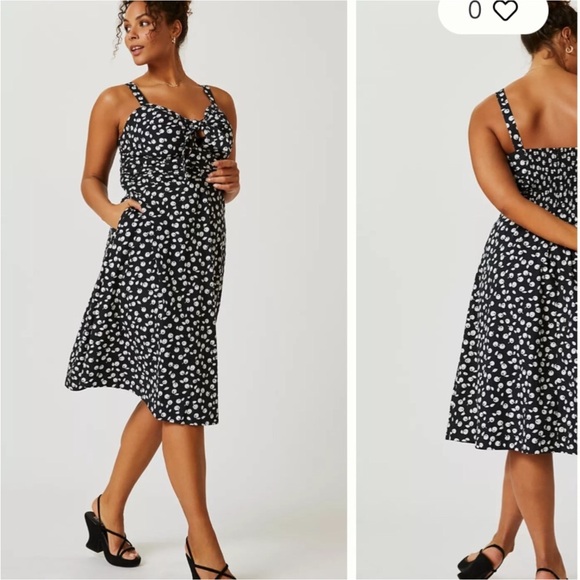 Anthropologie Maeve Cherry Cecilia Midi Dress Cherries - Picture 5 of 16